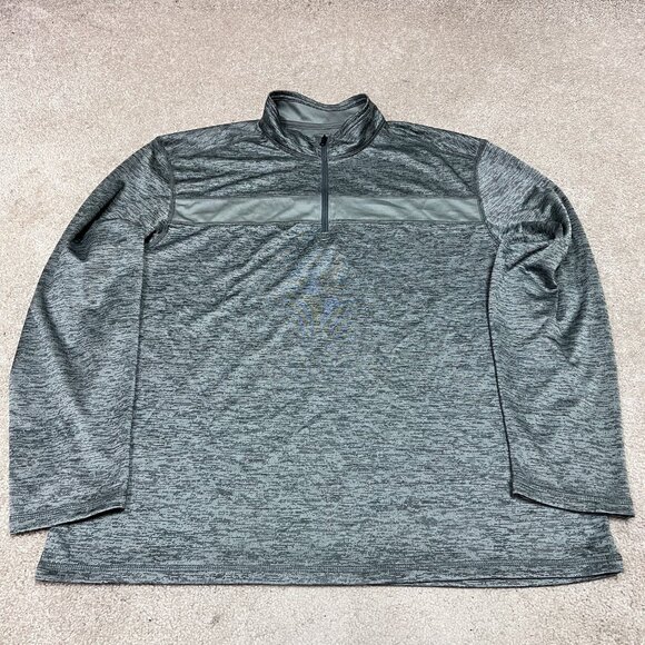 Van Heusen Activewear Jacket Men’s Green Long Sleeve 1/4 Zip Size XL - Picture 1 of 11
